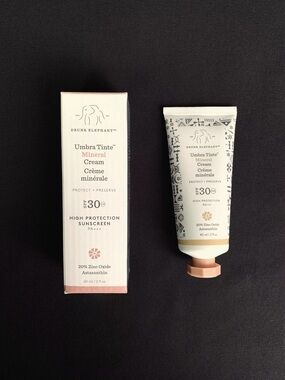 DRUNK ELEPHANT Umbra Tinte Mineral Sunscreen Cream SPF 30 – Full Size 2.0 fl oz